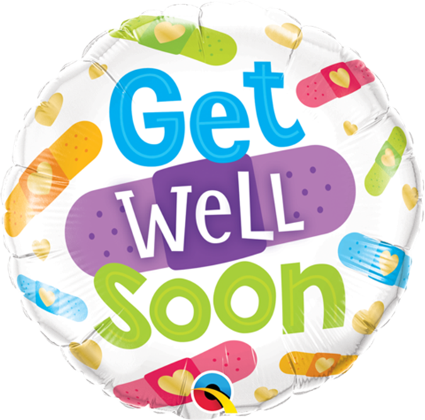 Get Well Soon Bandages Balloon Bouquet