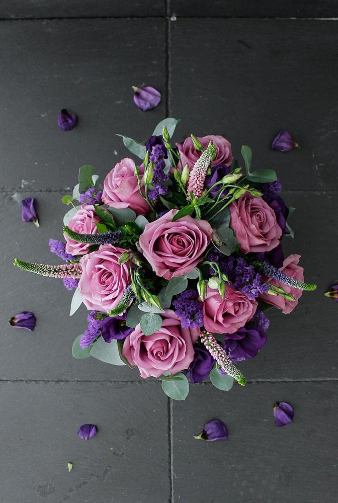 Lavender Floral Hatbox