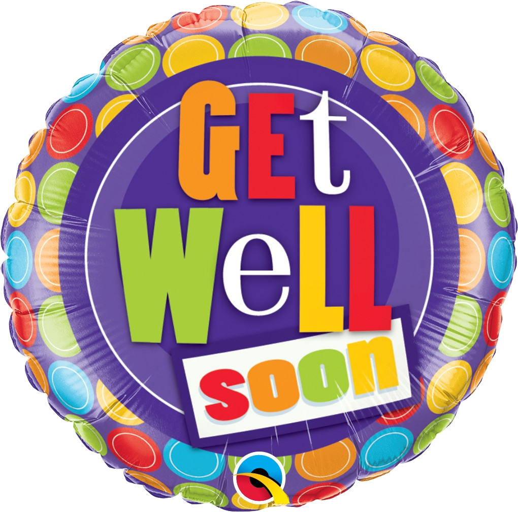 Get Well Dots Balloon Bouquet