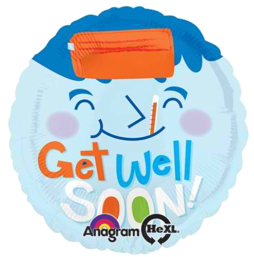 Get Well Soon Fever Balloon Bouquet