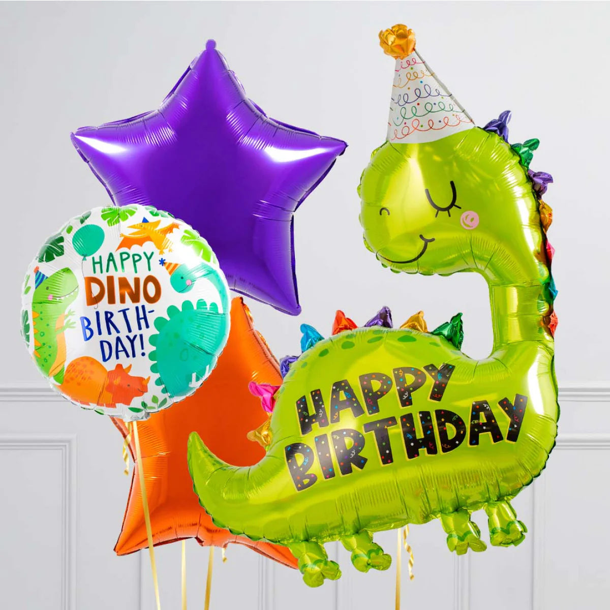 Birthday Dinosaur Balloons Bunch