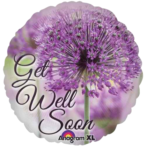 Get Well Floral Balloon Bouquet