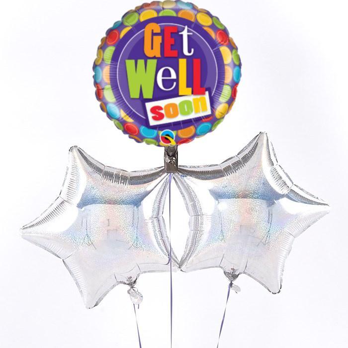 Get Well Dots Balloon Bouquet