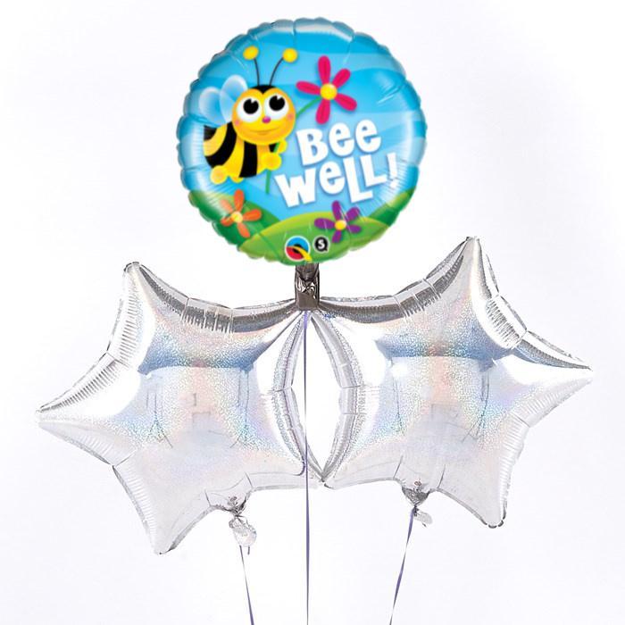 Get Well Bee Balloon Bouquet