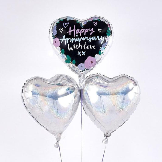 Happy Anniversary Romantic Balloon Bouquet