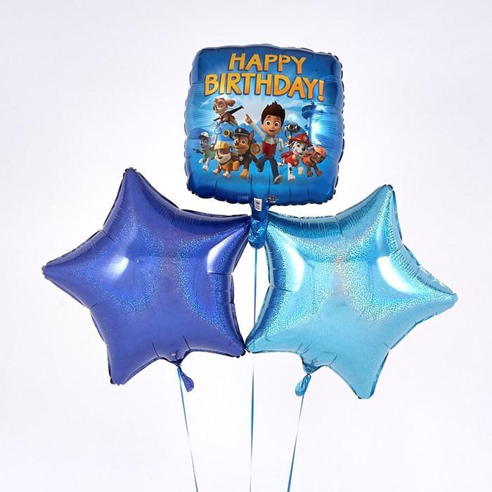 Paw Patrol Happy Birthday Blue Balloon Bouquet